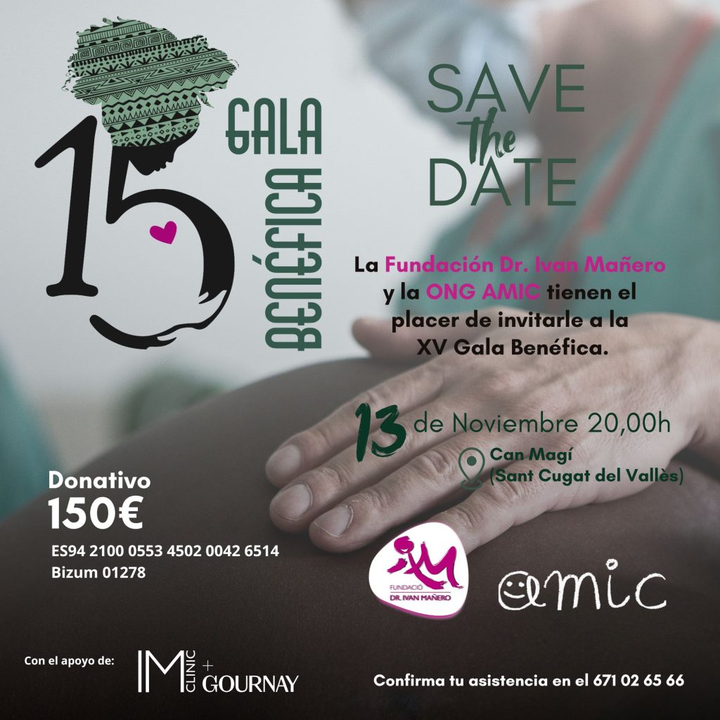 Save the date gala benéfica 2025